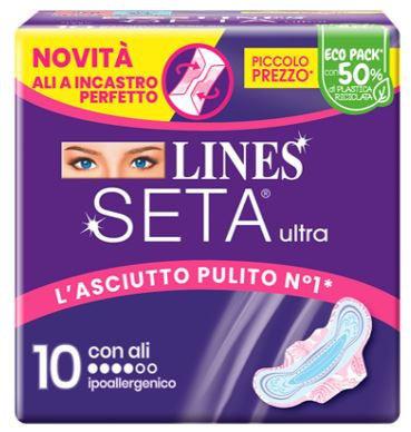 LINES SETA ULTRA ALI X10PZ INCASTRO PERFETTO