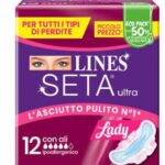 LINES SETA ULTRA ALI ASCIUTTO PULITO X12PZ