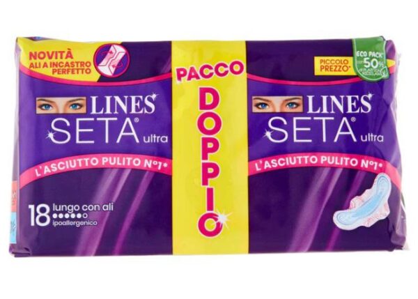 LINES SETA LUNGO C/ALI X 18PZ