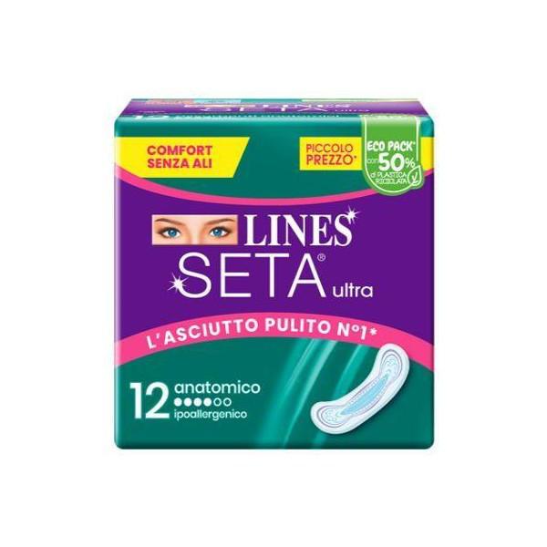 LINES SETA ULTRA ANATOMICO X12PZ NEW LINES SETA ULTRA ANATOMICO X12PZ NEW