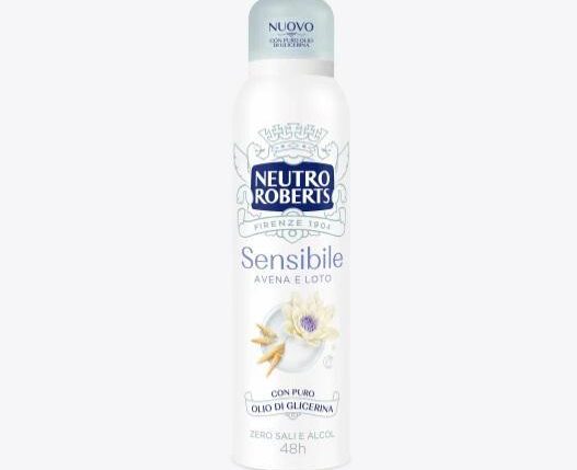 ROBERTS DEO SPRAY 150ML SENSIBILE LOTO E AVENA NEW