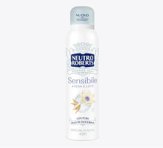 ROBERTS DEO SPRAY 150ML SENSIBILE LOTO E AVENA NEW ROBERTS DEO SPRAY 150ML SENSIBILE LOTO E AVENA NEW