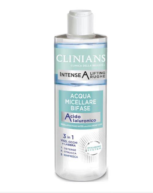 CLINIANS ACQUA MICELLARE 400ML INTENSE BIFASICA CLINIANS ACQUA MICELLARE 400ML INTENSE BIFASICA