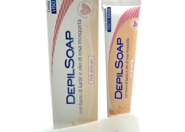 DEPILSOAP CREMA DEPIL. 75ML VISO BURRO DI KARITÃˆ PELLI DELICATE