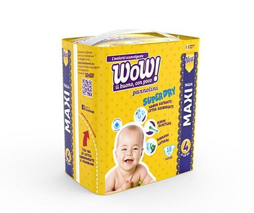 WOW PANNOLINI 8/18KG TG.4