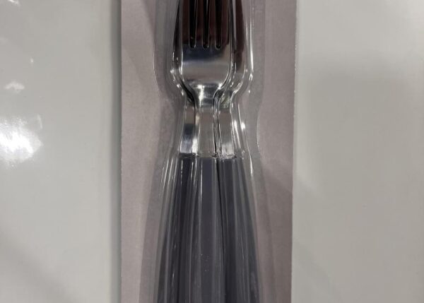 FORCHETTE TAVOLA EXAGONA GRIGIO 6 PZ.