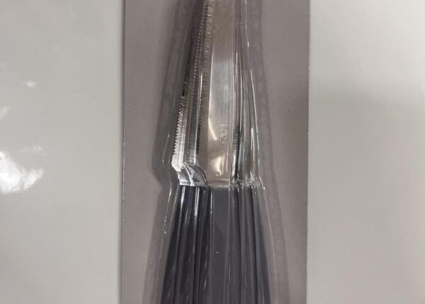 COLTELLI TAVOLA EXAGONA GRIGIO 6 PZ.