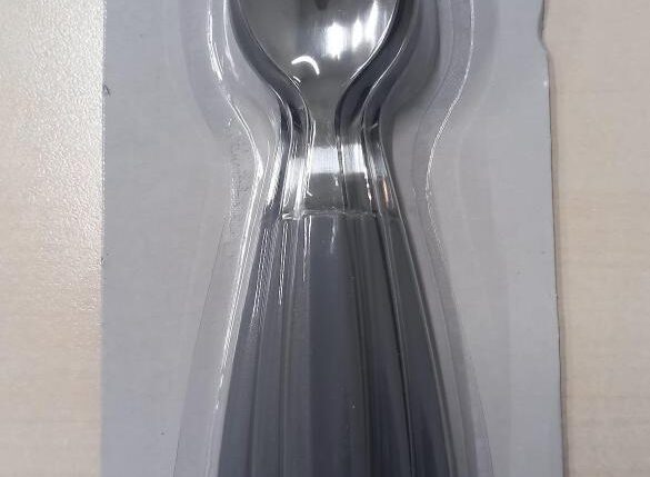 CUCCHIAINI CAFFE EXAGONA GRIGIO 6 PZ.