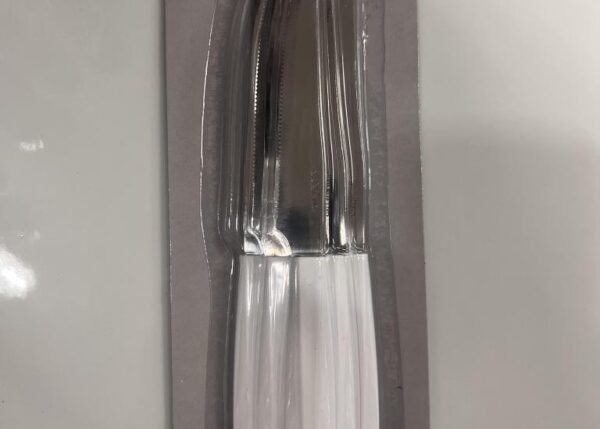 COLTELLI TAV. BISTECCA EXAGONA BIANCO 6 PZ.