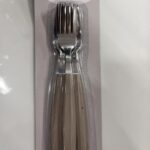 FORCHETTE TAVOLA EXAGONA TORTORA 6 PZ.