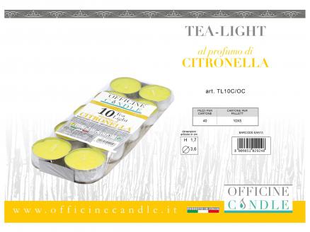 TEALIGHT DA 10 $ CITRONELLA