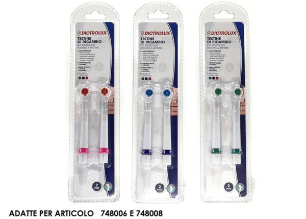 SET 2 TESTINE 3 ASSORTITE ART.748009