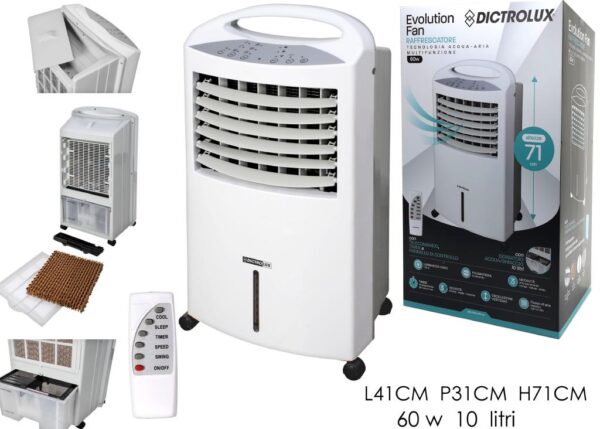 RAFFRESCATORE 60W EVOLUTION 10LT C/TELEC ART.873696