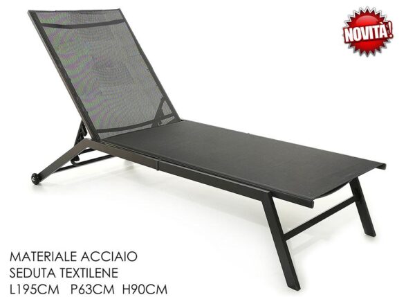 LETTINO ACCIAIO CON POGGIATESTA ART.808314