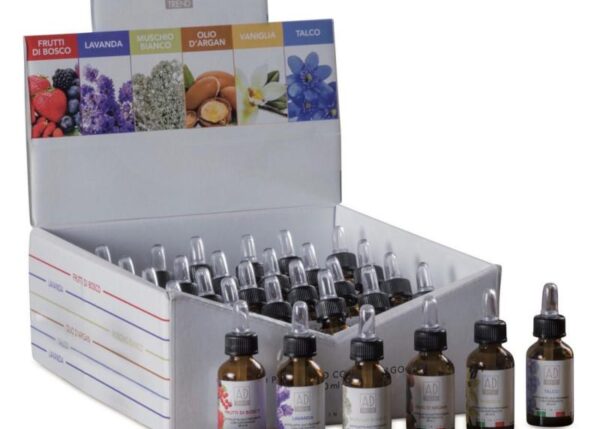 BOTTIGLIETTA OLIO CONTAGOCCE ASS.6 FRAGRANZE 20ML ART.73063