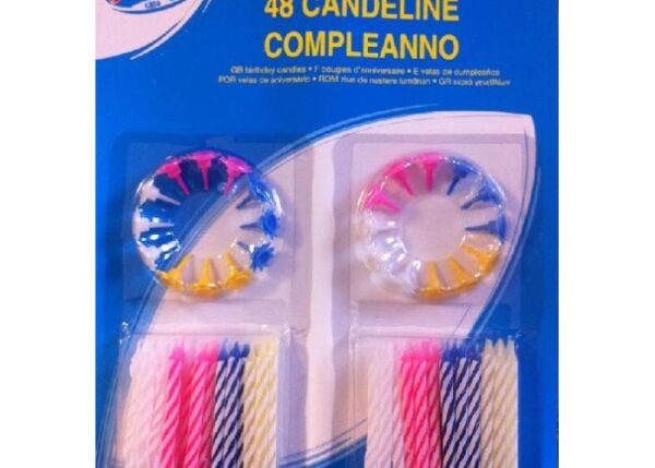 CANDELINE COMPLEANNO 48PZ$
