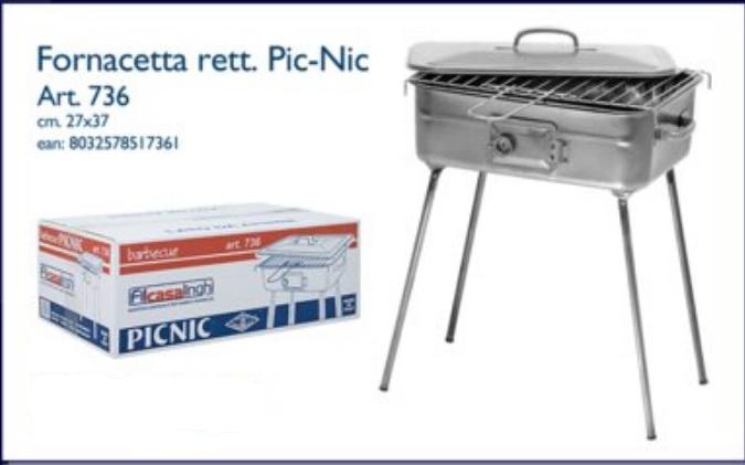 FORNACETTA CARBONE RETTANGOL. 37X27XH65 FORNACETTA CARBONE RETTANGOL. 37X27XH65