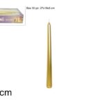 CANDELA LAMINATA 25CM ORO 1C2118933043-G