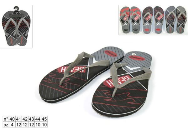 INFRADITO UOMO BEACH 40-45(F0363-F2468) ART.MI010396
