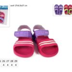 SCARPE BAMBINA C/STRAPPI 24-29 3COL MBZ15501 (24-29) GIRL 4/5/6 (F119)