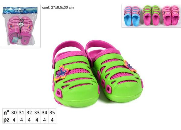 CIABATTE BAMBINA 30-35 3COLORI 12/13/14