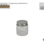 BOTTIGLIETTA VETRO C/TAPPO ALLUMINIO 60ML 19S150A-1 (F0.26)