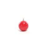 CANDELA SFERA LUCID D CM 6 COLORE ROSSO ART.88746