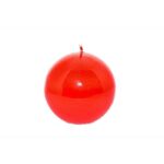 CANDELA SFERA LUCID D CM 10 COLORE ROSSO