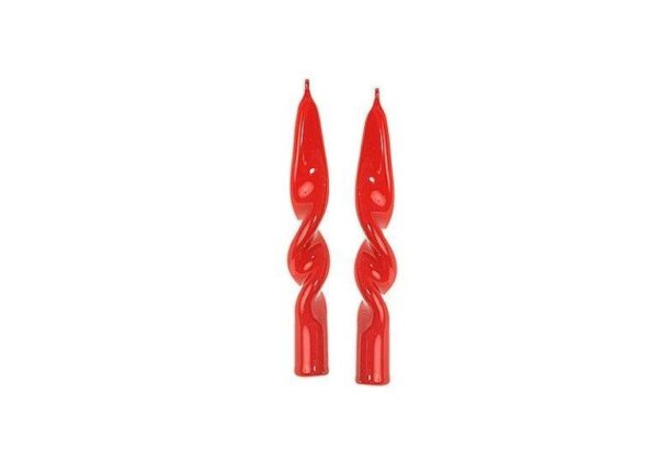 CANDELA FIAMMA LUCID SET/2 CM. 14 X D 2 COLORE ROSSO ART94884