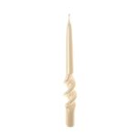 CANDELA SPIRALE LUCID H CM 25 D2,2 COLORE AVORIO ART.95294