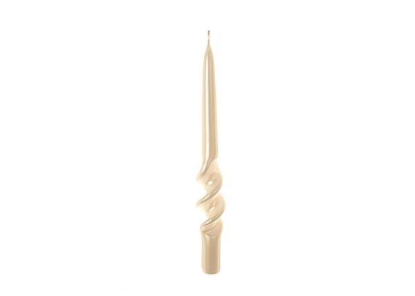 CANDELA SPIRALE LUCID H CM 25 D2,2 MADREPERLA ART.95478 -