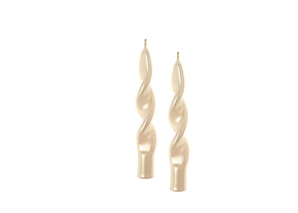 CANDELA FIAMMA LUCID SET/2 CM14 D 2 MADREPERLA ART.95546