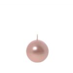 CANDELA SFERA "METALLICA" ROSE GOLD - DIAM. 8 CM ART.68882
