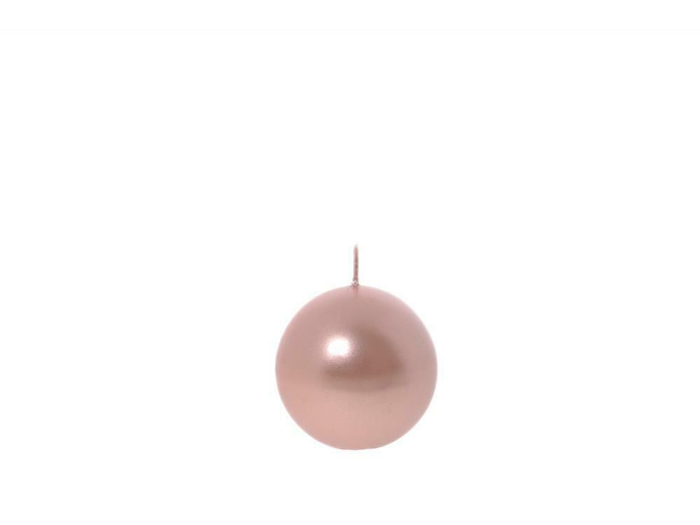 CANDELA SFERA "METALLICA" ROSE GOLD - DIAM. 8 CM ART.68882 CANDELA SFERA "METALLICA" ROSE GOLD - DIAM. 8 CM ART.68882