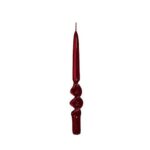 CANDELA SPIRALE LUCIDA H CM 25 X D CM 2,2 BORDEAUX ART.69384