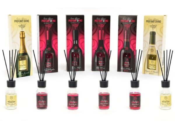 DIFFUSORE DI FRAGR."PROFUMI DI VINO" C/BACCH. 125 ML ASS.ART.28951