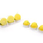 CANDELE SET/ 3 TEALIGHT PROFUMATE "LEMON" ASS.ART.48027 -