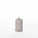 CANDELA PILLAR " LUCIDA " H CM 7,5X D 4,7 GRIGIO IN ESP. BIANCO ART.31675 -