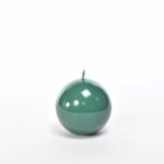 CANDELA SFERA " LUCIDA " D 8 VERDE FORESTA IN ESP. BIANCO ART.32573 -