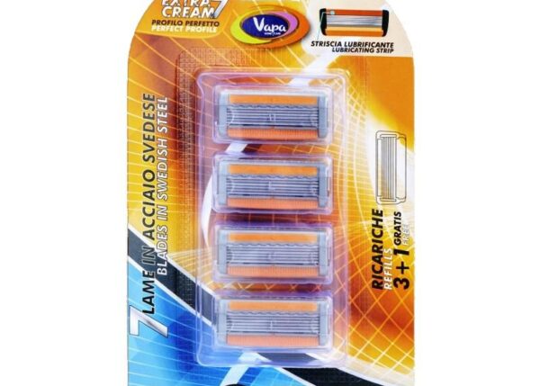 VAPA RASOIO UOMO CREAM 7 RIC X 4