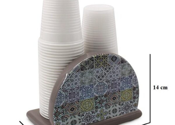 LINEA DEA PORTABICCHIERIÂ GRIGIOÂ C/SCATOLA ART.21034G