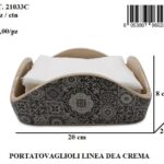 LINEA DEA PORTA TOVAGLIOLIÂ CREMAÂ C/SCATOLA ART.21033C