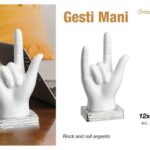 LINEA HOME - MANO ROCK AND ROLL BIANCA BASE SILVER ART.25054S