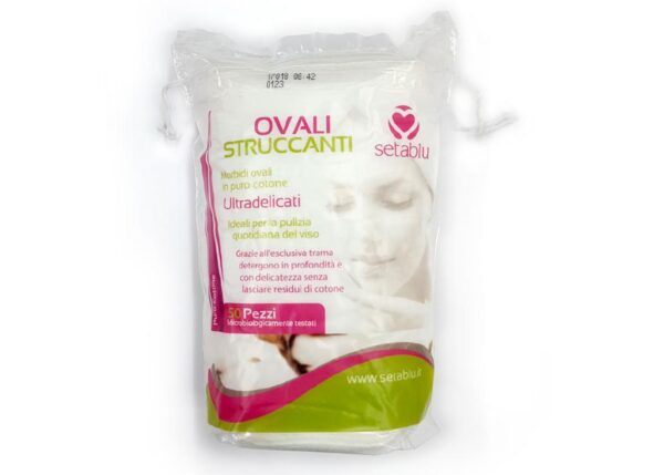 SETABLU OVALI STRUCCANTI 50PZ PURO COTONE