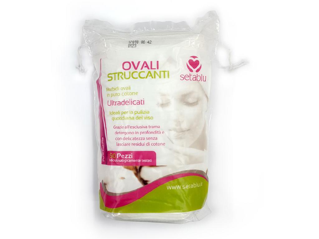 SETABLU OVALI STRUCCANTI 50PZ PURO COTONE SETABLU OVALI STRUCCANTI 50PZ PURO COTONE