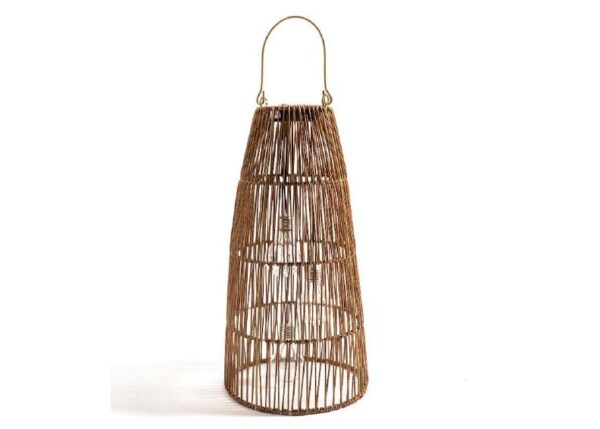 LANTERNA SOLARE IN METALLO E PLASTICA DIAM.23XH.45CM ART.31514 -