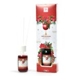 DIFFUSORE DI ESSENZA CHRISTMAS DREAM -125 ML MELOGRANO C/BACCHETTI IN COTONE ART. 99156 -