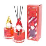 DIFFUSORE DI ESSENZA CHRISTMAS ELF - 500 ML ARANCIA E CANNELLA COLORI ASS. C/ BACCHETTI IN COTONE ART.99255 -