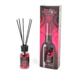 DIFFUSORE DI ESSENZA PROFUMI DI VINO " ROSSO PASSIONE" 125 ML C/BACCHETTI IN COTONE ART.PROFUMI DI VINO - 99873 -