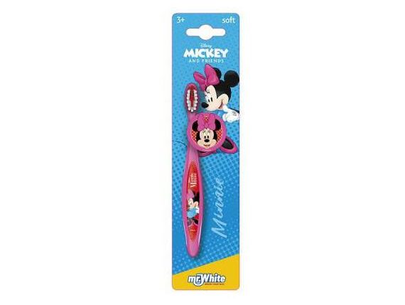 MRWHITE SPAZZOLINO 2D MINNIE